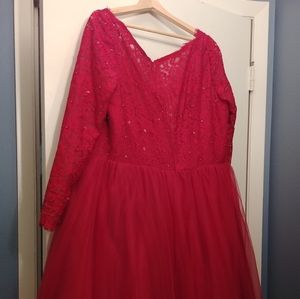 Red prom dress